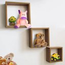 Ver imagem 1 de NICHOS PARA QUARTO DE BEBÊ E DECORAÇÃO KIT 3 UNI 100% MDF