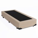 Ver mais imagens de Base Box Solteirão Corino Homequeen Bege 40x96x203