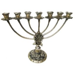 Castiçal 7 Velas Menorah Bronze Decoração Presentes Altares - 1