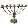 Castiçal 7 Velas Menorah Bronze Decoração Presentes Altares - 1