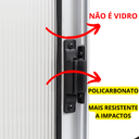 Ver imagem 6 de Janela de Correr 2 Folhas Banheiro Lavanderia em Alumínio A40xl60 Policarbonato Branco