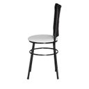 Ver imagem 4 de Kit 6 Cadeiras Pretas para Cozinha Hawai Café - Branco
