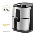 Ver imagem 5 de Air Fryer Kitchen Art 4,3l Cesto Quadrado 1500w Kfr01 110v