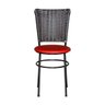 Kit 2 Cadeiras Preta para Cozinha Hawai Café - Vermelho - 3