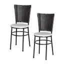 Ver imagem 1 de Kit 2 Cadeiras Preta para Cozinha Hawai Café - Branco