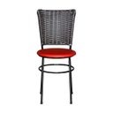 Ver imagem 3 de Kit 4 Cadeiras Pretas para Cozinha Hawai Café - Vermelho
