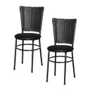 Ver imagem 1 de Kit 2 Cadeiras Preta para Cozinha Hawai Café - Marrom