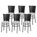 Ver imagem 1 de Kit 6 Cadeiras Pretas para Cozinha Hawai Preto - Branco