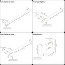 Ver imagem 5 de Kit Acessórios para Banheiro Preto e Cromo Empire 6 Peças