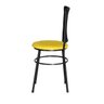 Kit 6 Cadeiras Pretas para Cozinha Hawai Preto - Amarelo - 4