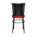 Ver imagem 5 de Kit 6 Cadeiras Pretas para Cozinha Hawai Preto - Vermelho