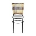 Ver imagem 3 de Kit 6 Cadeiras Pretas para Cozinha Hawai Cappuccino Premium - Branco