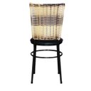 Ver imagem 5 de Kit 6 Cadeiras Pretas para Cozinha Hawai Cappuccino Premium - Preto