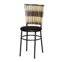 Ver imagem 2 de Kit 6 Cadeiras Pretas para Cozinha Hawai Cappuccino Premium - Marrom