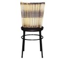 Ver imagem 5 de Kit 6 Cadeiras Pretas para Cozinha Hawai Cappuccino Premium - Marrom