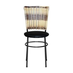 Kit 4 Cadeiras Pretas para Cozinha Hawai Cappuccino Premium - Preto - 3