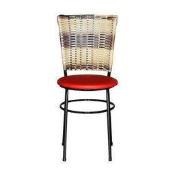 Kit 4 Cadeiras Pretas para Cozinha Hawai Cappuccino Premium - Vermelho - 3