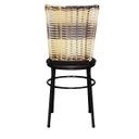 Ver imagem 5 de Kit 2 Cadeiras Preta para Cozinha Hawai Cappuccino Premium - Marrom