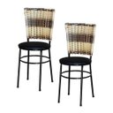 Ver imagem 1 de Kit 2 Cadeiras Preta para Cozinha Hawai Cappuccino Premium - Preto