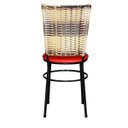 Ver imagem 5 de Kit 2 Cadeiras Preta para Cozinha Hawai Cappuccino Premium - Vermelho