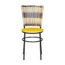 Ver imagem 3 de Kit 2 Cadeiras Preta para Cozinha Hawai Cappuccino Premium - Amarelo