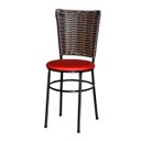 Ver imagem 2 de Kit 6 Cadeiras Pretas para Cozinha Hawai Cappuccino - Vermelho