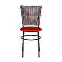 Ver imagem 3 de Kit 6 Cadeiras Pretas para Cozinha Hawai Cappuccino - Vermelho