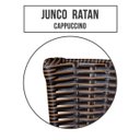 Ver imagem 6 de Kit 6 Cadeiras Pretas para Cozinha Hawai Cappuccino - Branco