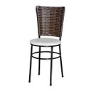 Ver imagem 2 de Kit 6 Cadeiras Pretas para Cozinha Hawai Cappuccino - Branco