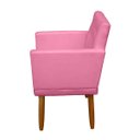 Ver imagem 4 de Kit 2 Poltronas Decorativa Capitone para Salão Escritório Sala de Estar