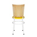 Ver imagem 5 de Kit 4 Cadeiras Brancas para Cozinha Hawai Palha - Amarelo