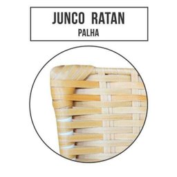 Kit 2 Cadeiras Brancas para Cozinha Hawai Palha - Branco - 6