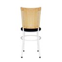 Ver imagem 5 de Kit 2 Cadeiras Brancas para Cozinha Hawai Palha - Preto