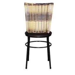 Kit 4 Cadeiras Pretas para Cozinha Hawai Cappuccino Premium - Marrom - 5