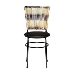 Kit 4 Cadeiras Pretas para Cozinha Hawai Cappuccino Premium - Marrom - 3