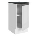 Ver imagem 5 de Balcão Armário de Cozinha 100% Mdf 40 cm 1 Porta Porta Branco Brilho Acordes Madesa
