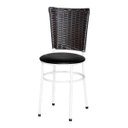 Ver imagem 2 de Kit 2 Cadeiras Branca para Cozinha Hawai Café - Preto