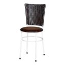 Ver imagem 2 de Kit 4 Cadeiras Branca para Cozinha Hawai Café - Marrom