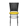 Kit 2 Cadeiras Preta para Cozinha Hawai Preta - Amarelo - 3