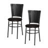 Kit 2 Cadeiras Preta para Cozinha Hawai Preta - Marrom - 1
