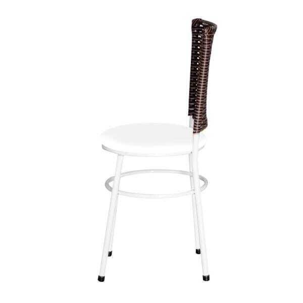Cadeira Branca para Cozinha Hawai Cappuccino - Branco - 3