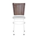 Ver imagem 3 de Kit 2 Cadeiras Brancas para Cozinha Hawai Cappuccino - Branco