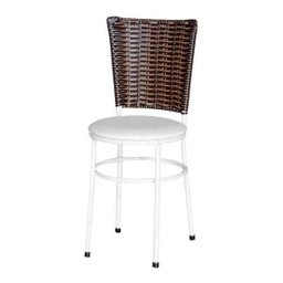 Kit 4 Cadeiras Brancas para Cozinha Hawai Cappuccino - Branco - 2