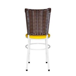 Kit 4 Cadeiras Brancas para Cozinha Hawai Cappuccino - Amarelo - 5