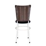 Kit 4 Cadeiras Brancas para Cozinha Hawai Cappuccino - Preto - 5
