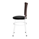 Ver imagem 4 de Kit 4 Cadeiras Brancas para Cozinha Hawai Cappuccino - Preto