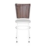 Kit 6 Cadeiras Brancas para Cozinha Hawai Cappuccino - Branco - 3