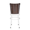 Kit 6 Cadeiras Brancas para Cozinha Hawai Cappuccino - Branco - 5