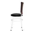 Ver imagem 4 de Kit 6 Cadeiras Brancas para Cozinha Hawai Cappuccino - Preto