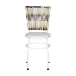 Kit 2 Cadeiras Brancas para Cozinha Hawai Cappuccino Premium - Branco - 3